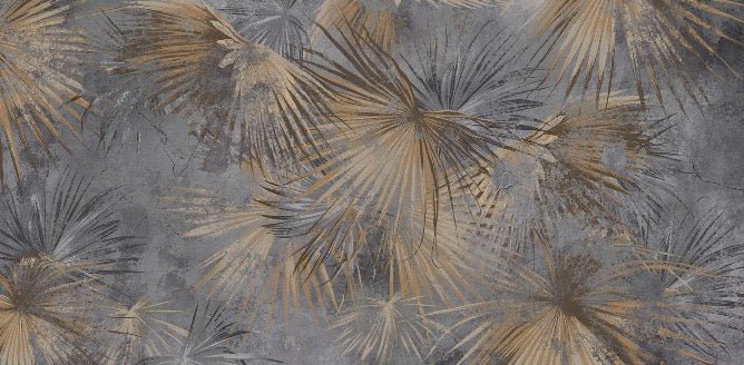 Panoramic palm vintage wallpaper