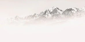 Misty morning wallpaper Mont Blanc