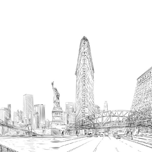 Papier peint architecture New York, XXL, tendance