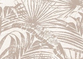 Monochrome jungle leaf wallpaper