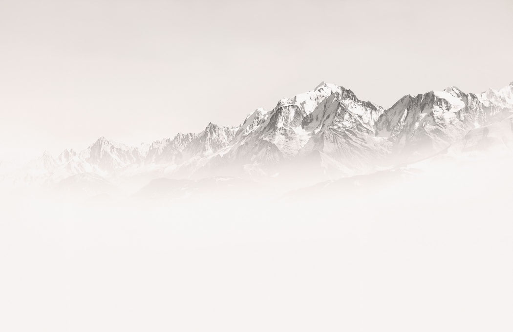 Misty morning wallpaper Mont Blanc