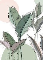 Panoramic green wallpaper