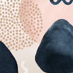 Panoramic blush wallpaper