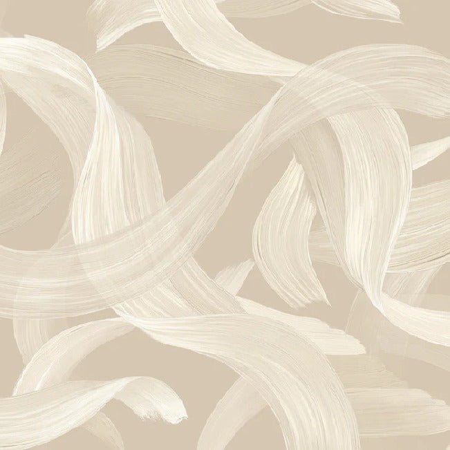 Contemporary wallpaper - Beige vibration