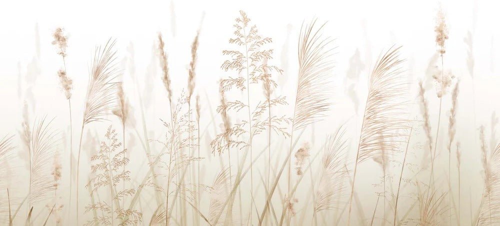 Wheat field flower wallpaper