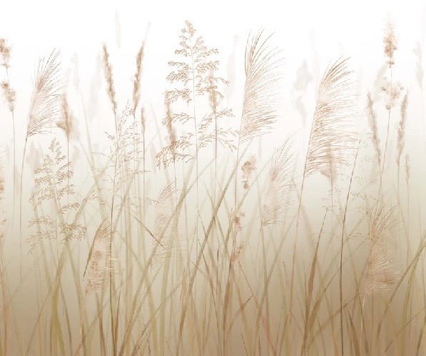 Papier peint fleur des champs de blé, XXL, tendance