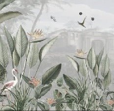 Papier peint mirage tropical, XXL, tendance