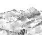 Aravis mountains black and white wallpaper