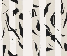 Two-tone striped wallpaper
