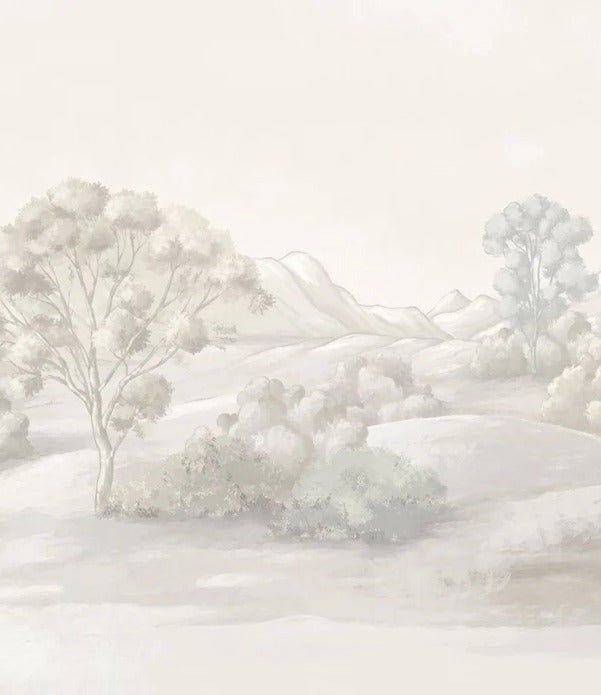 Poetic sepia landscape wallpaper