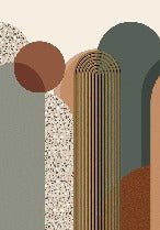 Art deco graphic wallpaper