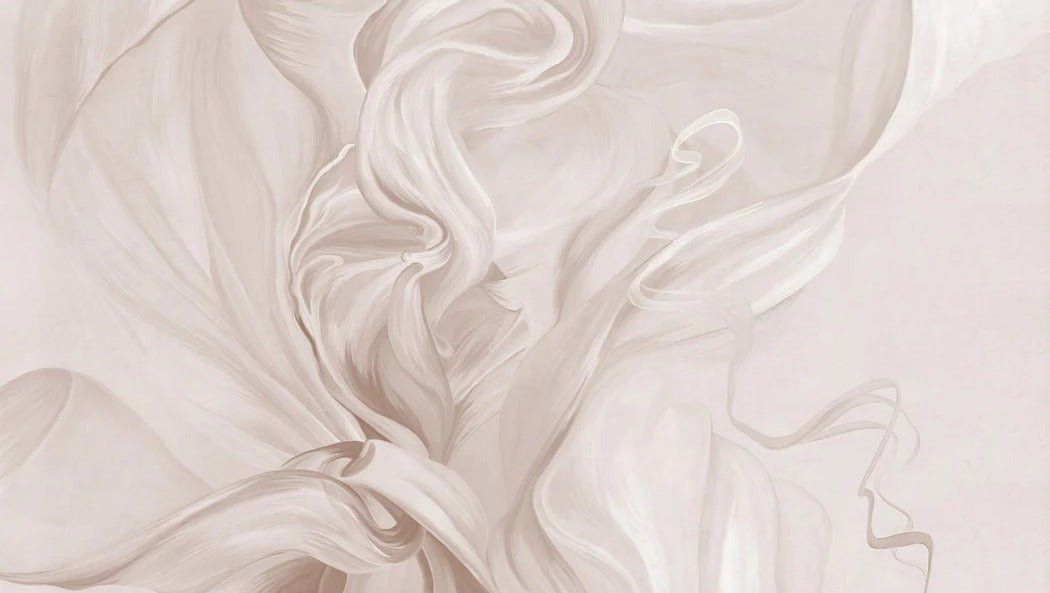 Contemporary wallpaper – sublime sepia flow