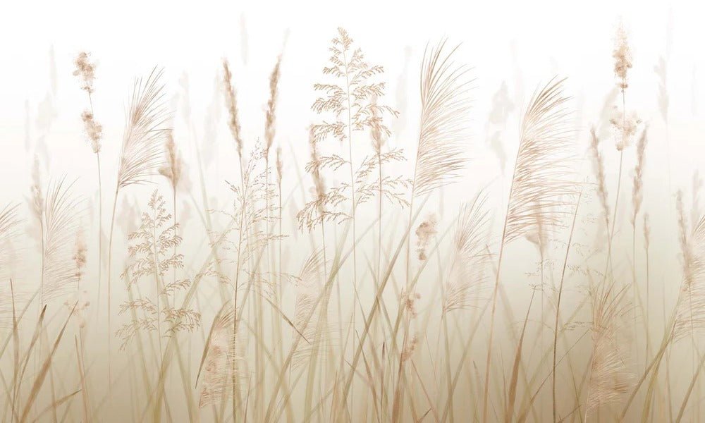 Wheat field flower wallpaper