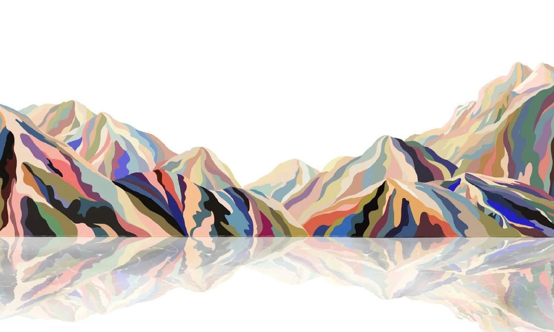 Annecy arty color wallpaper