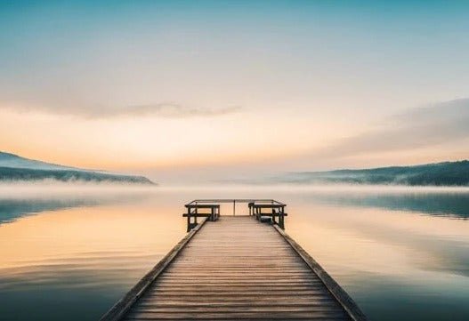 Photo wallpaper lake view