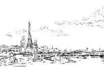 Alexandre Paris bridge wallpaper