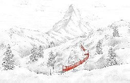 Panoramic Matterhorn wallpaper