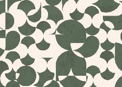 Green graphic retro wallpaper