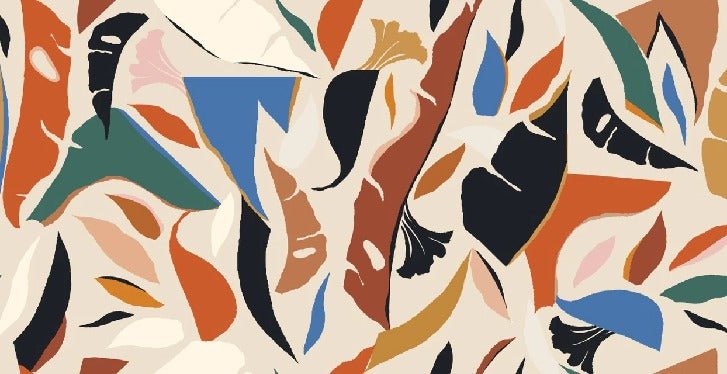 Papier peint contemporain végétal, XXL, tendance