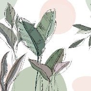 Panoramic green wallpaper