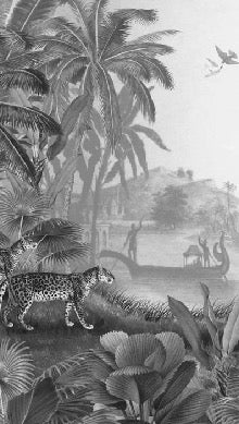 Wild shadows panoramic wallpaper