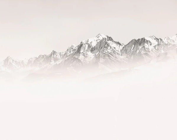 Misty morning wallpaper Mont Blanc