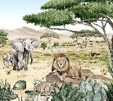 Children's wallpaper secret savannah