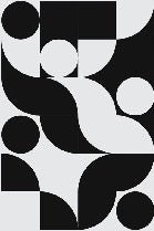 Modern black and white shape wallpaper