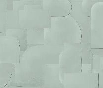 Green cut panoramic wallpaper