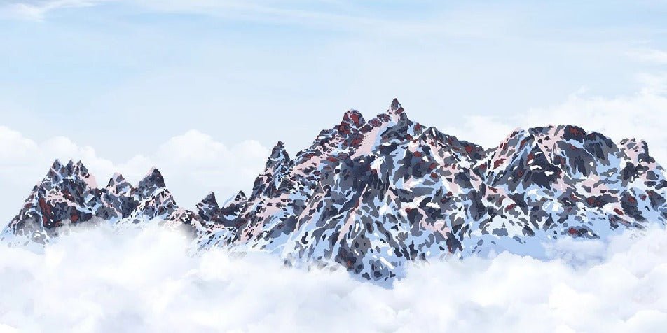 Mont Blanc toile des Cimes wallpaper