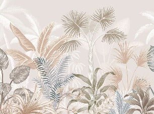 Papier peint panoramique jungle terracotta, XXL, tendance