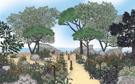 France seaside landscape wallpaper