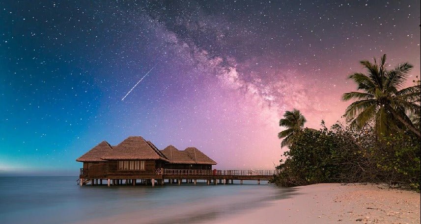 Fairytale beach photo wallpaper