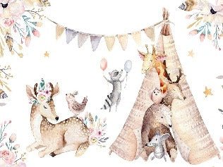 Panoramic wallpaper for children's bedroom