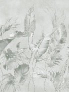 Elegant sage jungle wallpaper