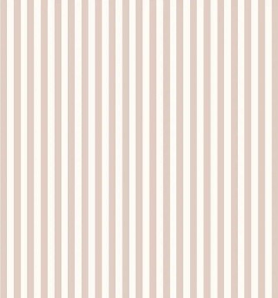Retro beige stripe toilet wallpaper