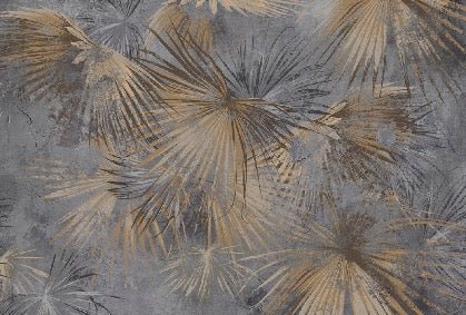 Panoramic palm vintage wallpaper