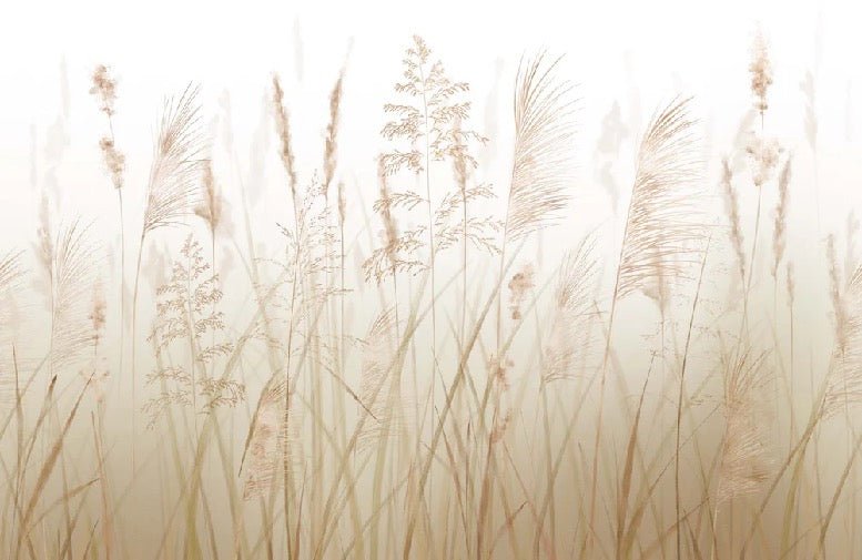 Wheat field flower wallpaper