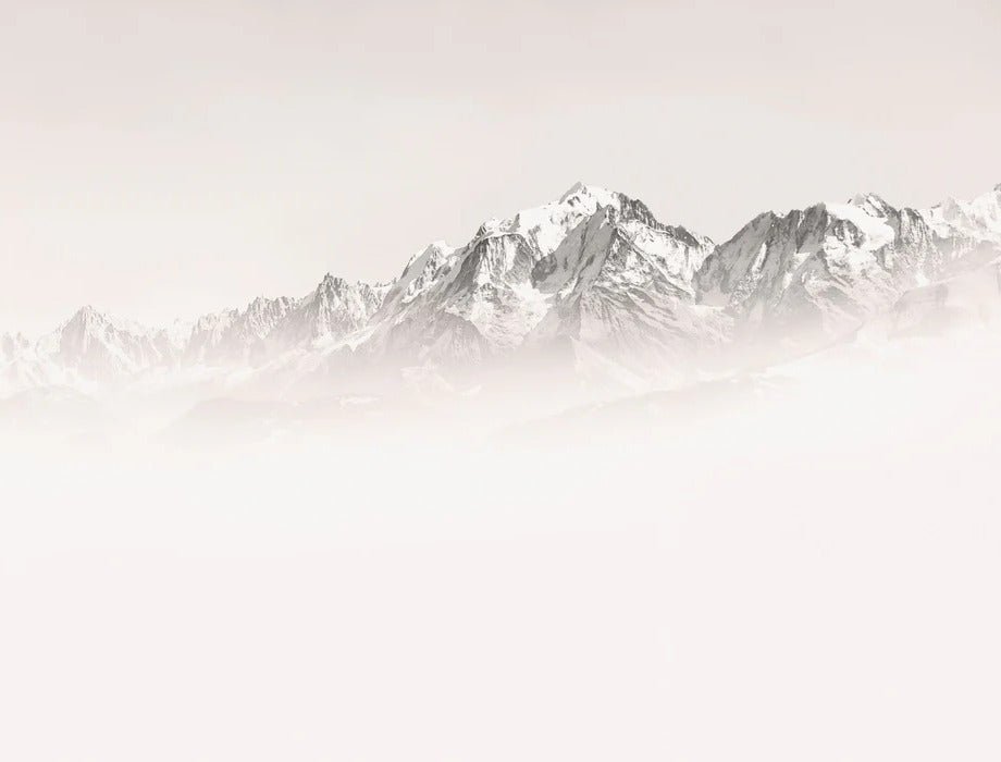 Misty morning wallpaper Mont Blanc