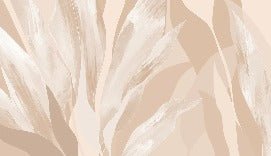 Beige floral wallpaper