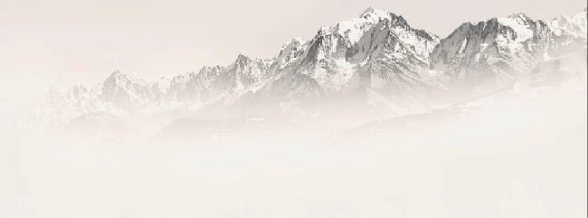 Mont Blanc in sepia mist wallpaper
