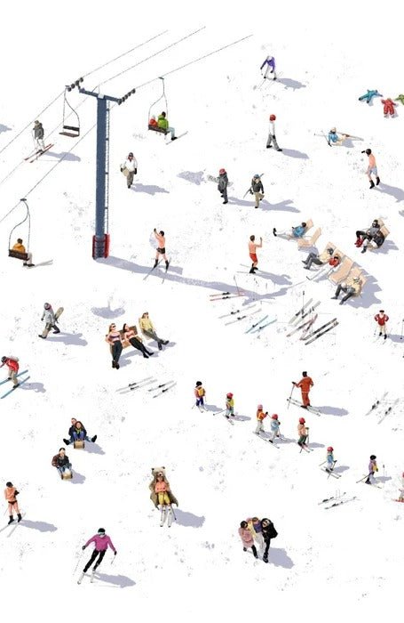 Après ski panoramic wallpaper