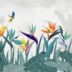 Panoramic exotic balata wallpaper