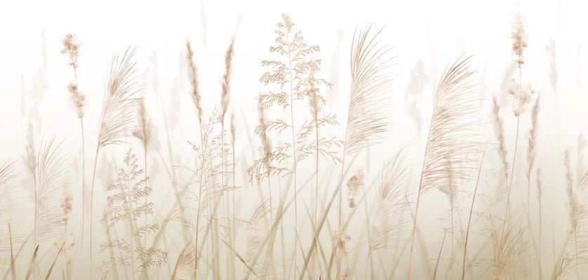 Wheat field flower wallpaper