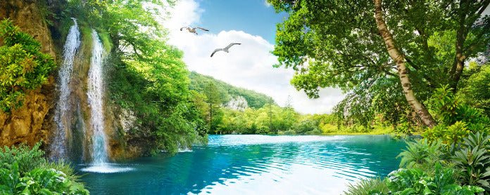 Cascade relaxation wallpaper