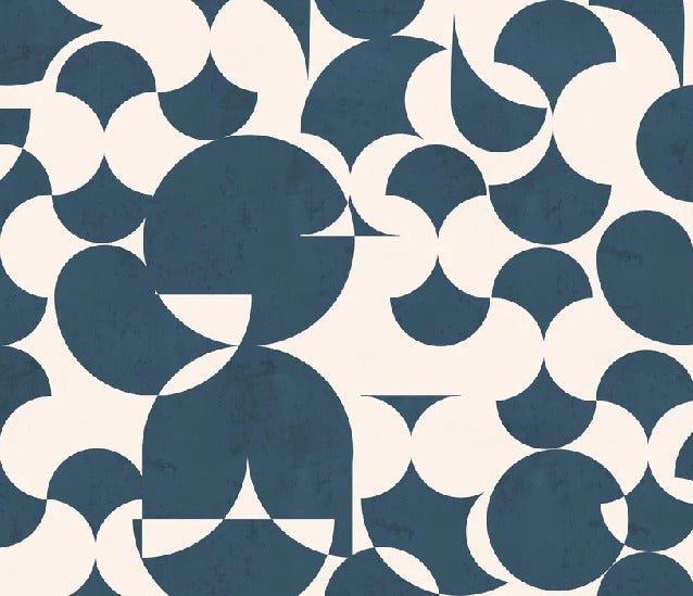 Blue jean retro graphic wallpaper