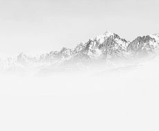 Misty morning wallpaper Mont Blanc