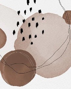 Modern brown watercolor wallpaper