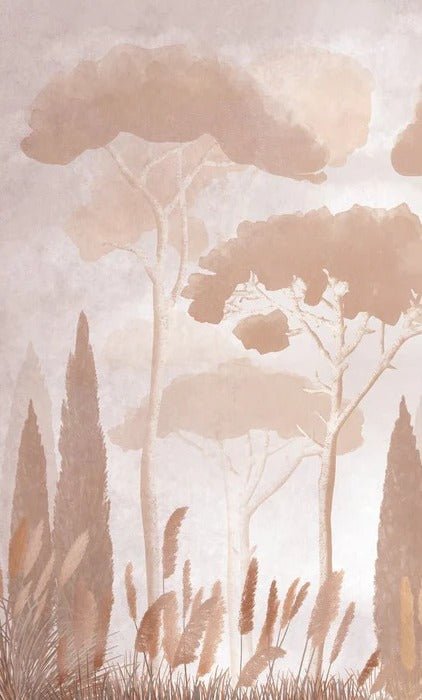 Sepia cypress pine wallpaper