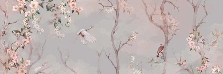 Springtime panoramic wallpaper